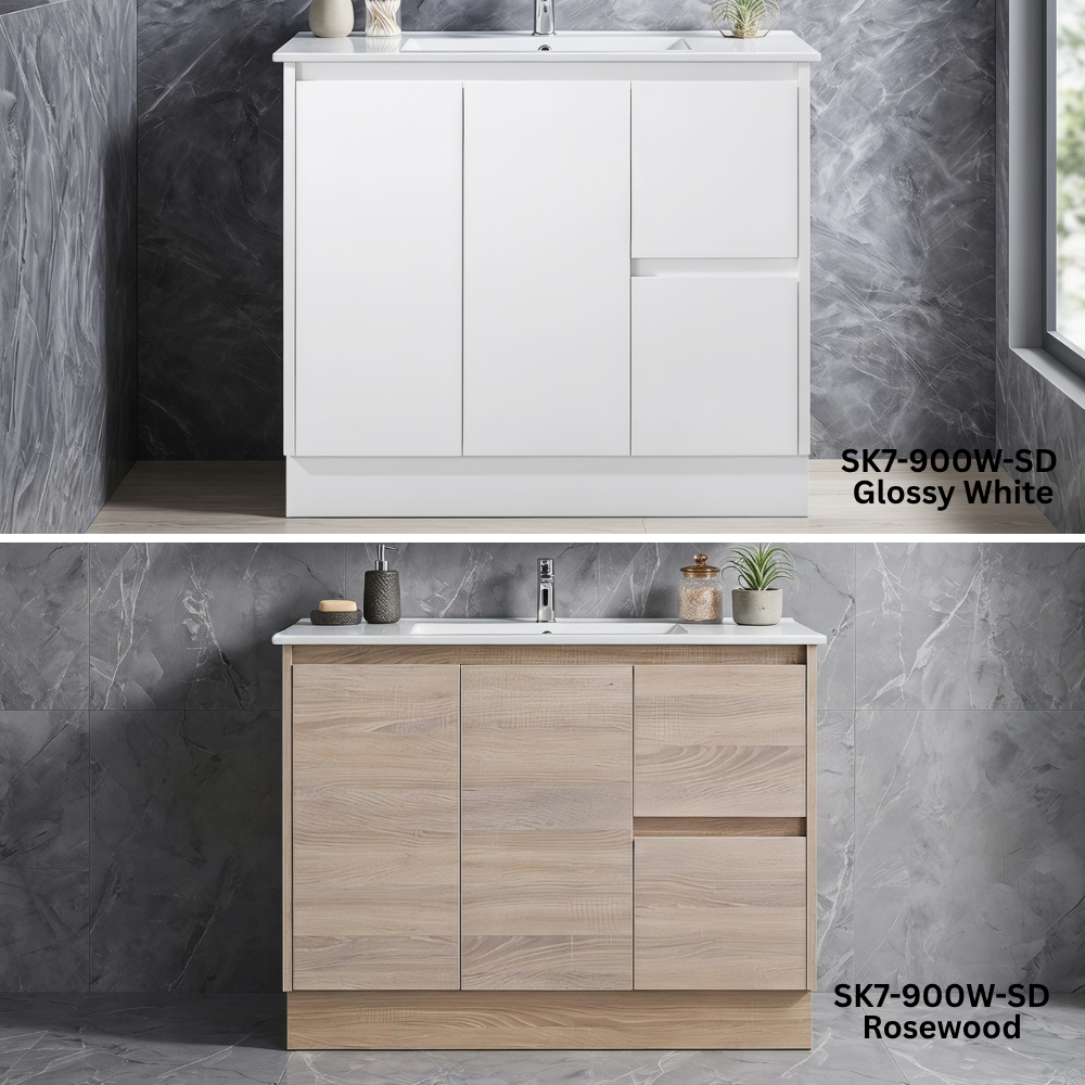 Sammy 900MM Vanity Package  SK7-900W-SD
